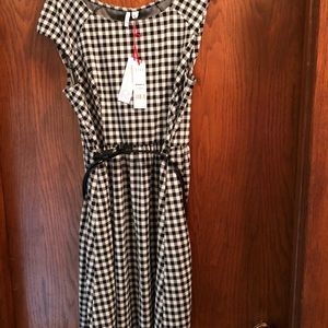 70th anniversary Elle gingham dress